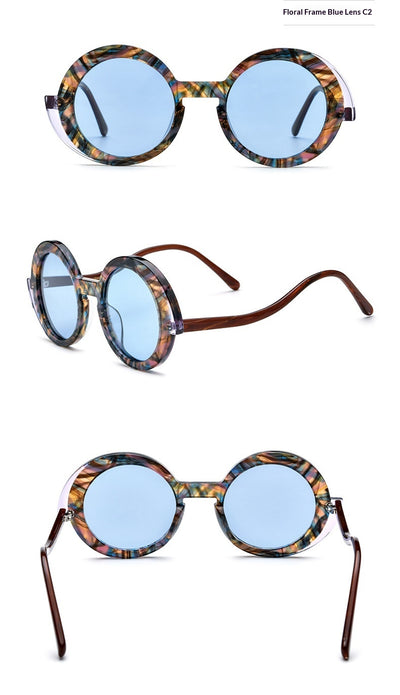 Gafas de Sol Redondas Multicolor - Unisex con Estilo Retro - Image 10