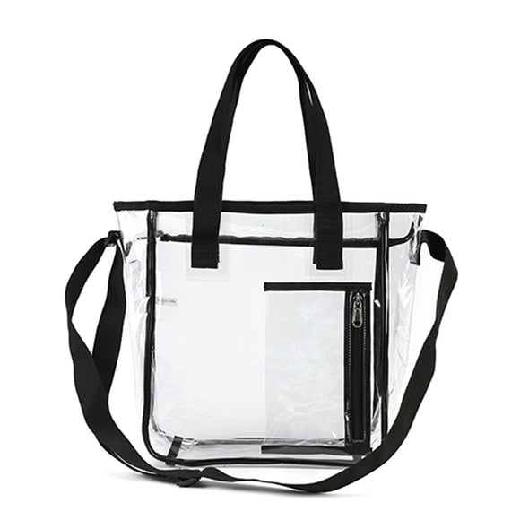 Bolsa de Gelatina Transparente para Mujer - Estilo Casual