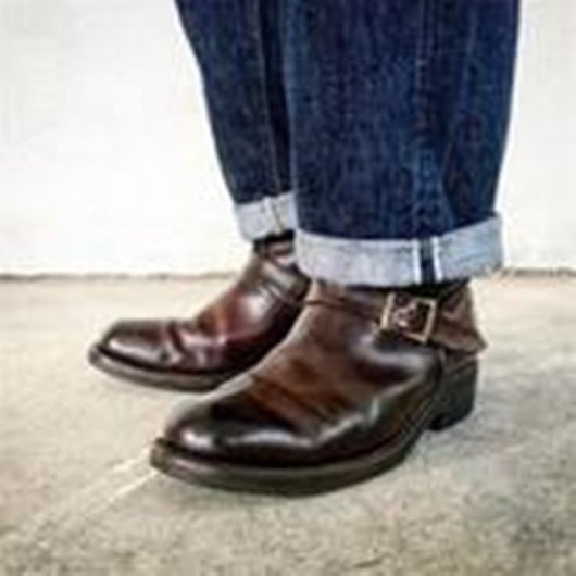Botas Martin Tipo Cuña Elegantes con Punta Afilada - Image 8