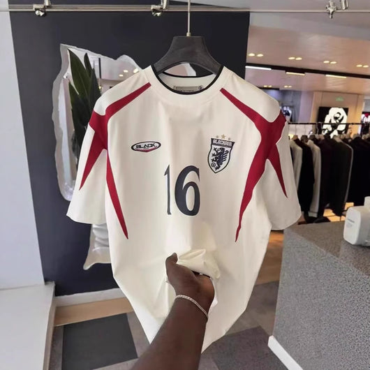 Uniforme de Fútbol Retro Diseño Urbano Manga Corta Premium - Image 2