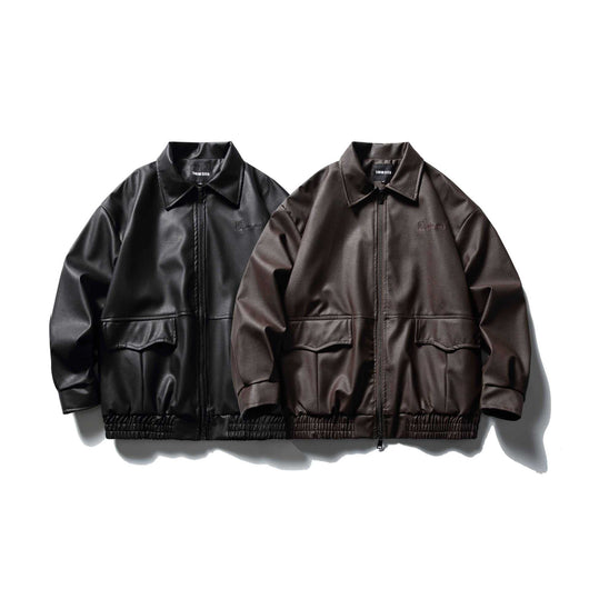 Chaqueta de Cuero para Motociclista - Estilo Clásico Masculino - Image 12