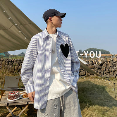 Camisa Rayada Moderna para Hombre de Manga Larga - Image 10