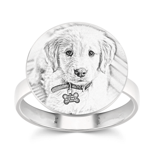 Anillo Personalizado para Mascotas en Plata 925 - Image 9