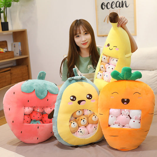 Almohada Peluche Snack - Juguete Suave y Acogedor