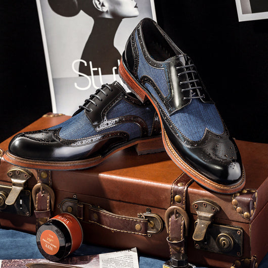 Zapatos de Negocios Casuales para Hombre con Combinación de Colores - Image 2