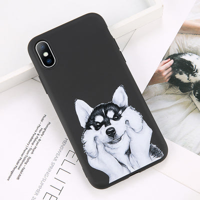 Funda para celular con diseño adorable de gatos, perros y peces - Image 16