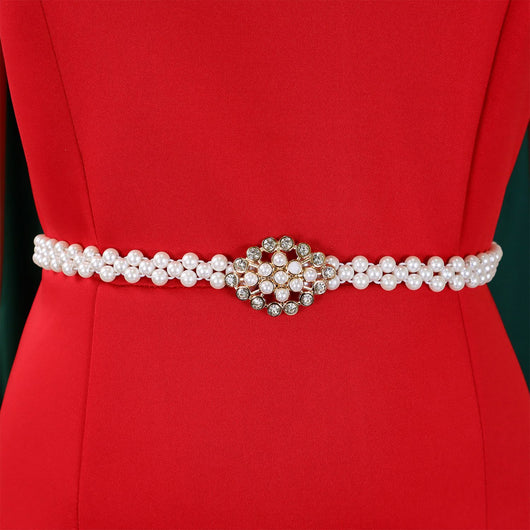 Vestido Elegante con Flores Tridimensionales para Mujer - Image 22