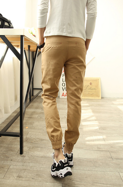 Pantalones Casuales Slim Fit Harem para Hombre - Estilo Coreano - Image 7