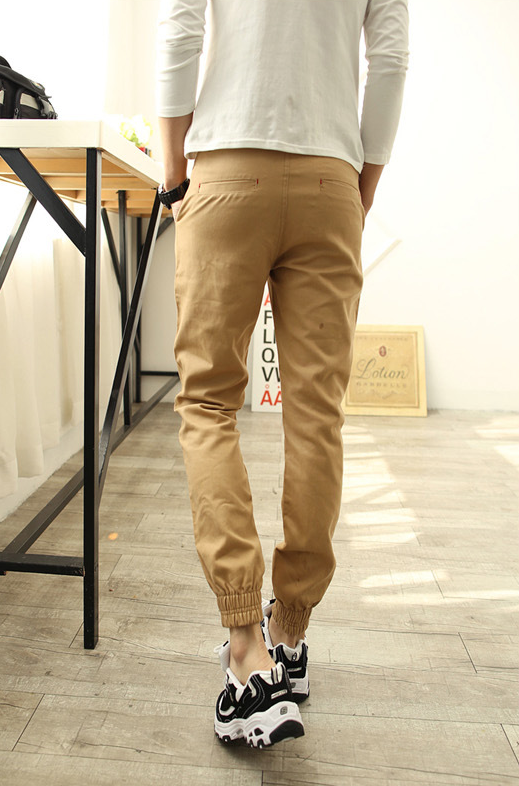 Pantalones Casuales Slim Fit Harem para Hombre - Estilo Coreano - Image 7