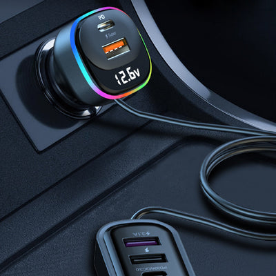 Cargador Rápido Multifunción para Auto