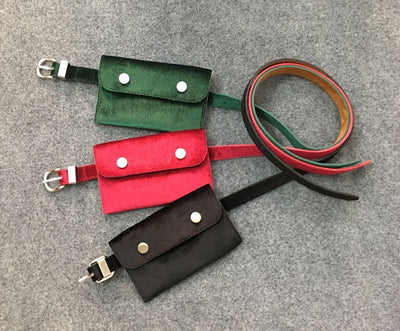 Billetera de Lujo Coreana para Mujer con Bolsillos y Terciopelo Dorado - Image 3