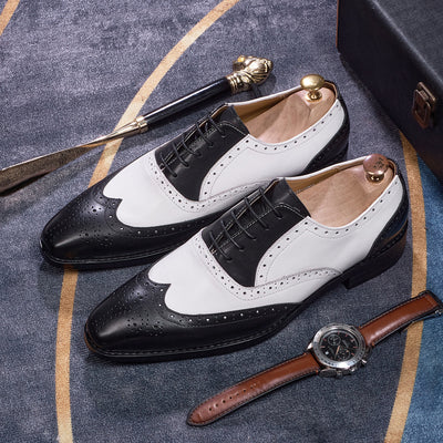Zapatos Oxford Puntiagudos para Hombre - Estilo Europeo Elegante - Image 2