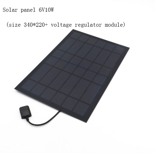 Ventilador Solar con Carga para Móvil - Image 13