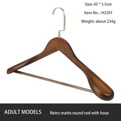 Perchas de Madera Maciza Premium para Tiendas y Hoteles - Image 3