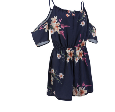 Mono Strapless Estampado con Cintura Definida - Image 9