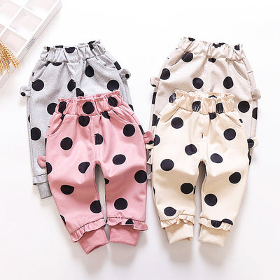 Pantalones Infantiles Estampado Lunares Temporada Baby