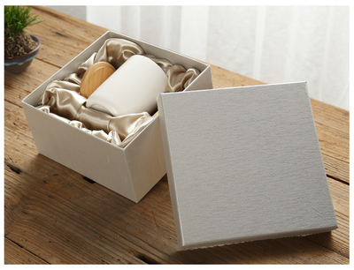 Taza de Cerámica Recta con Asa de Madera - Image 37