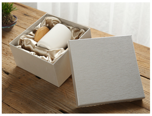 Taza de Cerámica Recta con Asa de Madera - Image 37