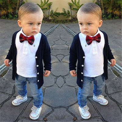Traje de 3 Piezas para Niño con Cinturón Incluido - Image 6