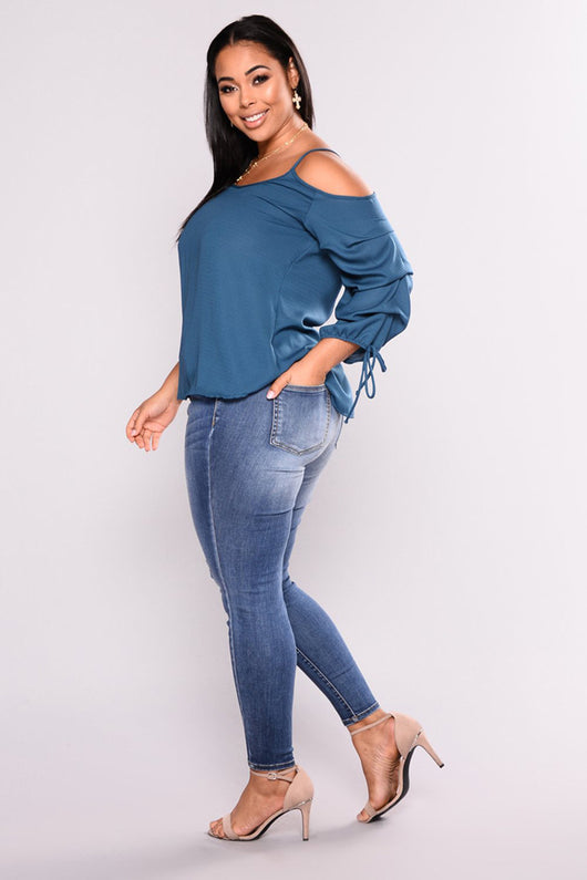 Pantalones Vaqueros Elásticos con Rotos para Mujer - Image 4