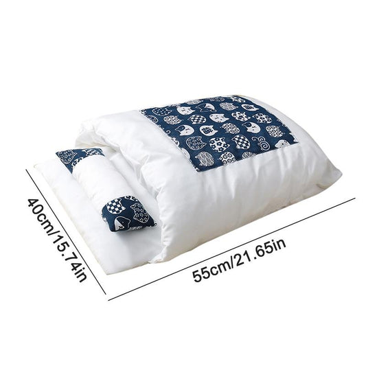 Cama Térmica para Gatos con Saco de Dormir Removible y Almohada - Image 2