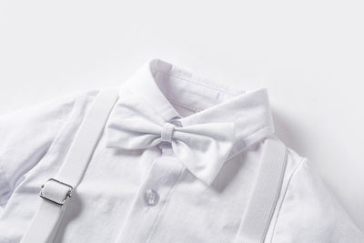 Conjunto Elegante para Niño: Jumpsuit, Chaleco y Gorra - Image 12