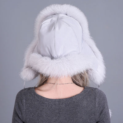 Gorro de Piel de Zorro para Mujer - Image 5