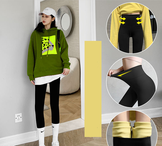 Leggings Plus Térmicos con Forro de Velvet - Abrigo Exterior - Image 21