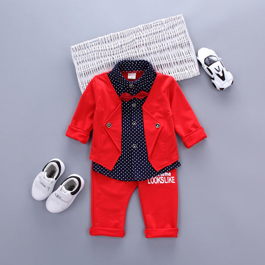 Conjunto Falso Dos Piezas para Niños - Estilo Moderno y Versátil