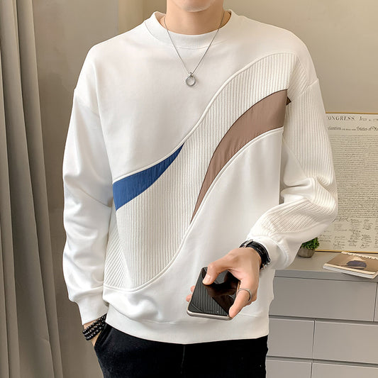 Suéter Versátil para Primavera y Otoño - Camiseta Base Hombre