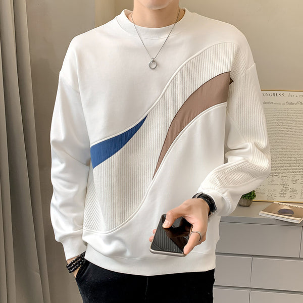 Suéter Versátil para Primavera y Otoño - Camiseta Base Hombre