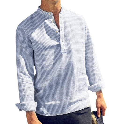 Camisa Hombre a Rayas - Diseño Moderno y Versátil - Image 2