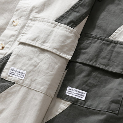 Camisa de Manga Larga Estilo Tooling con Costuras Decorativas para Hombre - Image 2