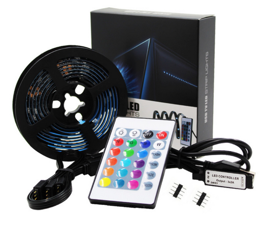 Barra de luz LED para TV con conexión USB