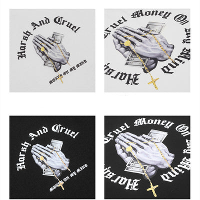 Camiseta Hombre Estampada Suelta Manga Corta - Image 10