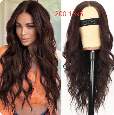 Peluca Ondulada con Encaje para Mujer - Estilo Versátil y Natural - Image 7