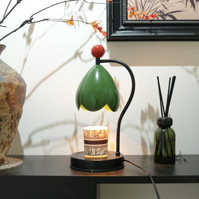 Lámpara de Aroma Estilo Antiguo con Cera Derretible Linglan - Image 4