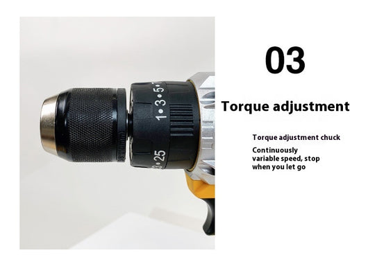 Taladro de Impacto Profesional Brushed con Batería de Litio de Alto Torque - Image 16