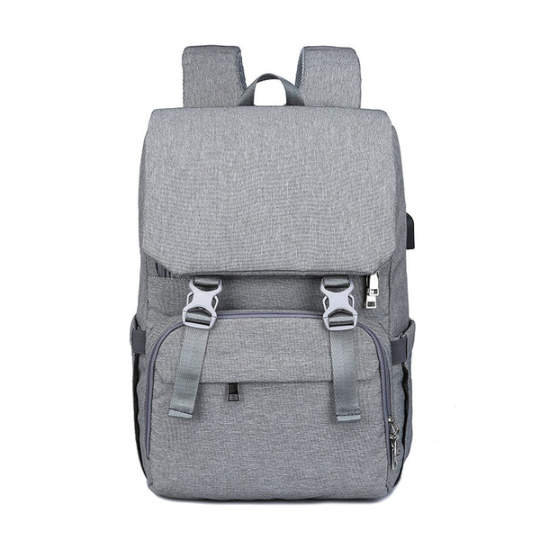 Bolso Maternal Convertible con Doble Asa y Cierre de Seguridad