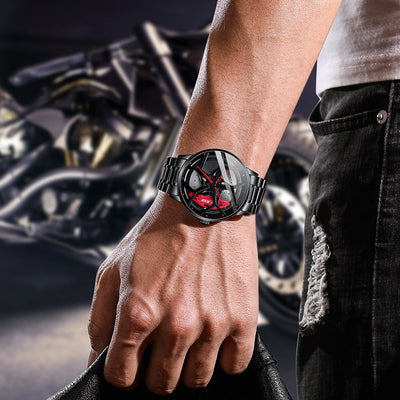 Reloj Deportivo Diseño Skeleton con Dial de Auto Modificado - Image 4