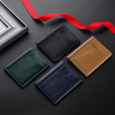 Billetera RFID de Cuero Genuino con Múltiples Compartimentos para Tarjetas - Image 17