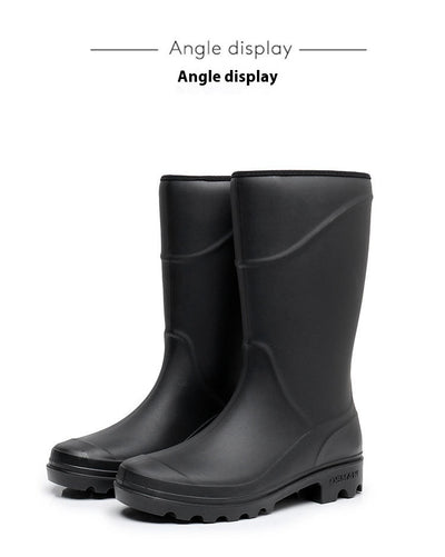 Botas de Lluvia Altas para Construcción - Zapatos Protectores Impermeables Antideslizantes - Image 9