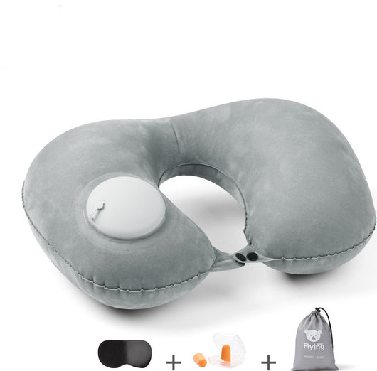 Almohada Cervical Inflable Portátil en Forma de U para Viajes - Image 25