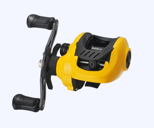 Carrete de Pesca Amarillo Luya con Rueda de Agua - Modificación Profesional - Image 8