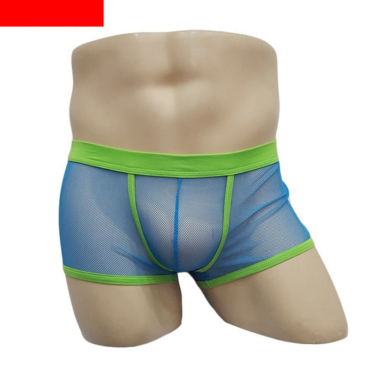 Bóxers Transparentes de Malla Cintura Baja para Hombre