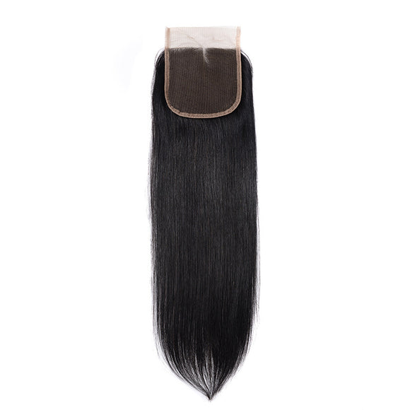 Cierre de Encaje con Cabello Natural