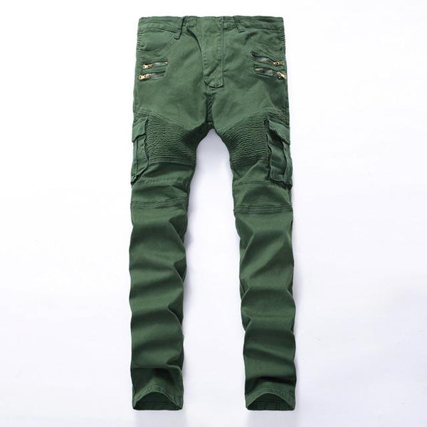 Pantalón Denim Slim Rotos para Hombre
