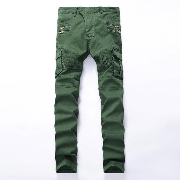 Pantalón Denim Slim Rotos para Hombre
