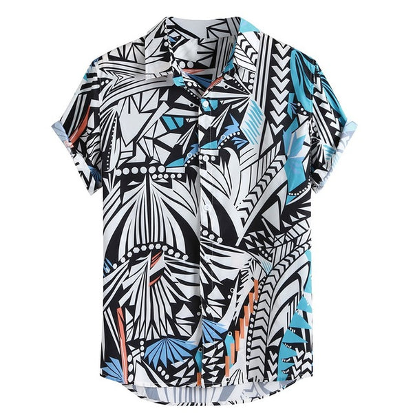 Camisa Estampada con Solapa - Image 11