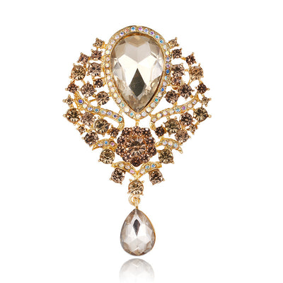Broche Colgante Aleación con Cristales Brillantes - Image 13